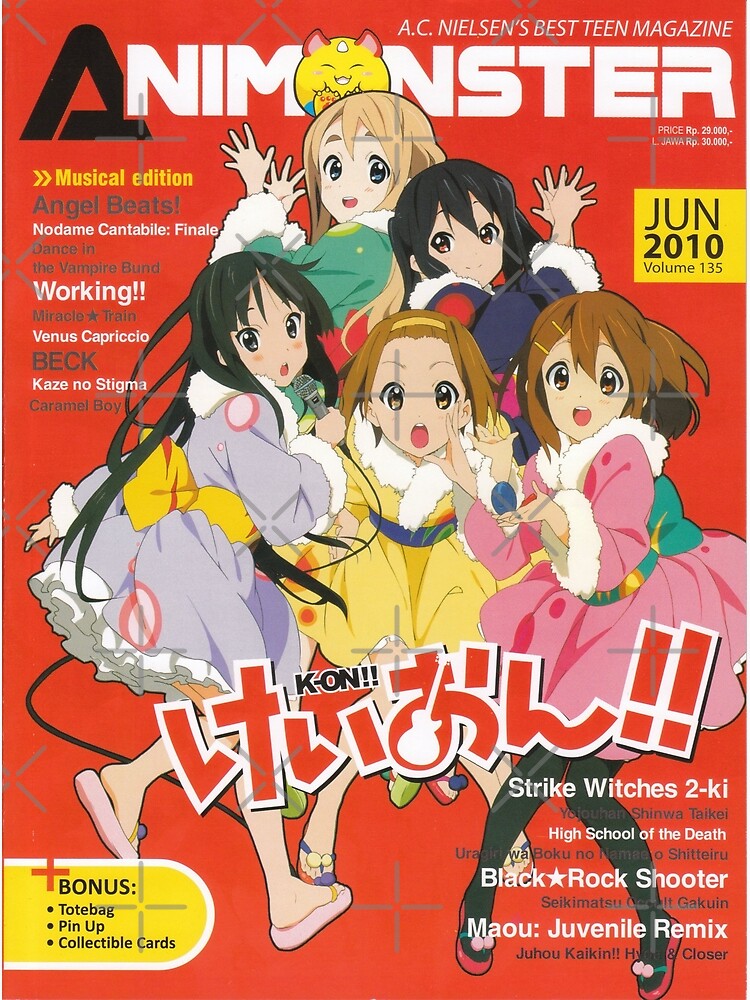 K-on! Official Art  Anime cover photo, Anime wall art, Manga covers