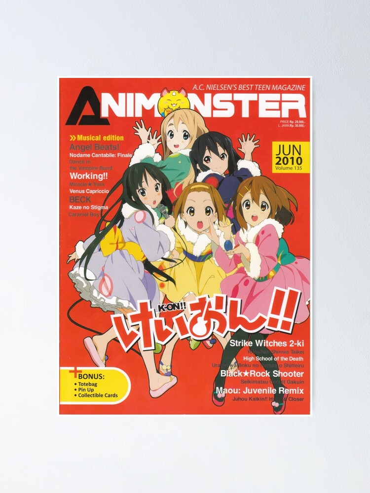 K-ON Anime Magazine Cover