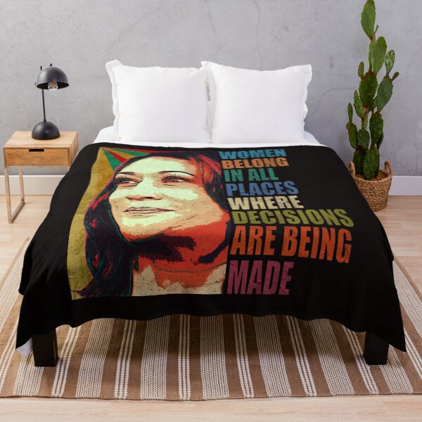 Item preview, Madam Vice President Kamala Harris Shirt 'Women Belong In All Places Where Decisions Are Made' designed and sold by TrustedNomads.