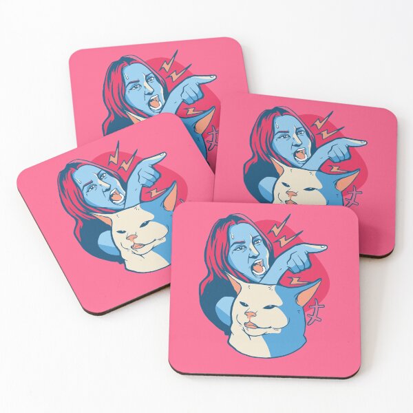 Item preview, Women shouting at cat meme designed and sold by Piztees.