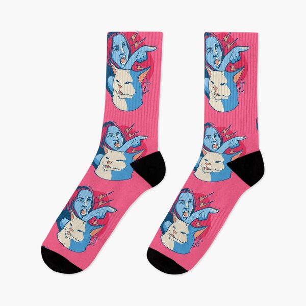 Item preview, Women shouting at cat meme designed and sold by Piztees.
