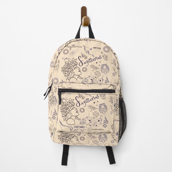 Item preview, Vintage Violet White Sagittarius Zodiac Sign - Astrology Design designed and sold by NihaCollection.
