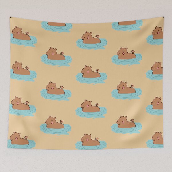 Item preview, Friendly capybara  designed and sold by anaxclf.