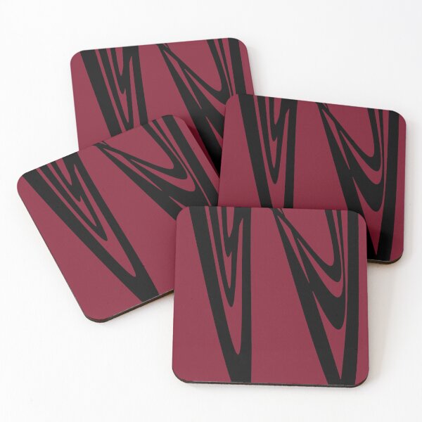 Item preview, Burgundy With Black Design designed and sold by DesignsByMuriel.