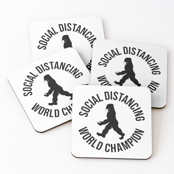 Item preview, Bigfoot Social Distancing World Champion gift for Bigfoot lovers designed and sold by BRtisticDesigns.