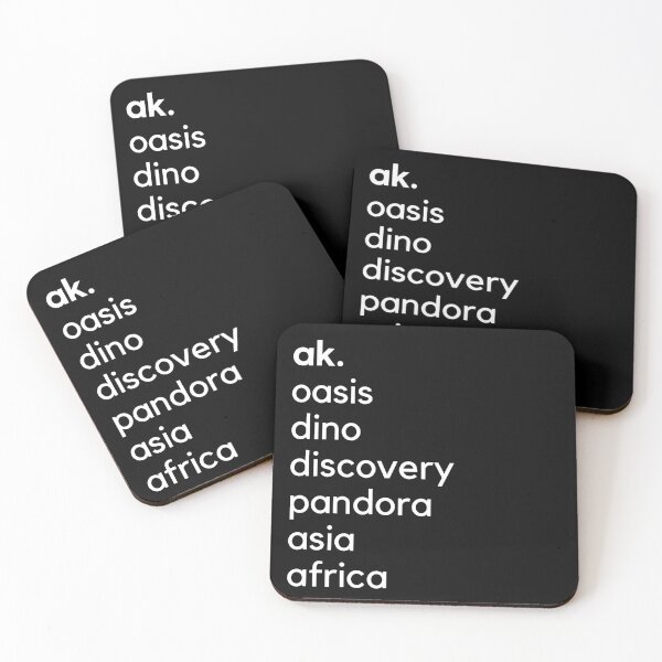 Item preview, AK Simplistic: WDW Theme Park- white font designed and sold by morelando.