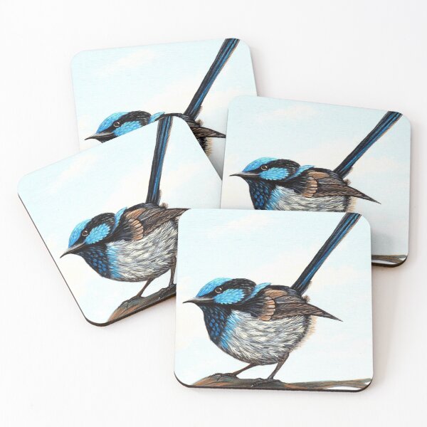 Item preview, Curious Fairy Wren designed and sold by Linda Callaghan.