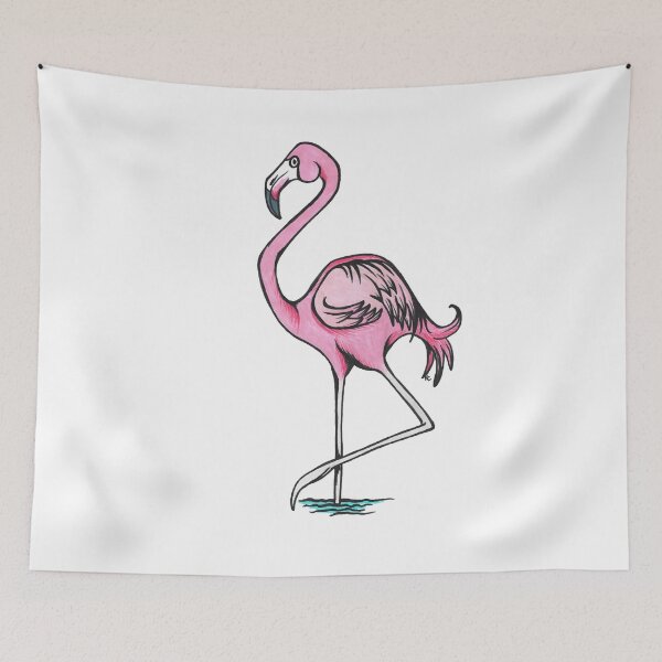 Item preview, Retro Flamingo designed and sold by The White Bat.