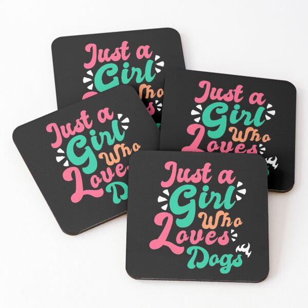 Item preview, Just A Girl Who Loves Dogs Funny Design for Dogs Owners designed and sold by Dexter Freeman.