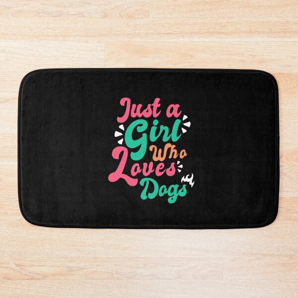 Item preview, Just A Girl Who Loves Dogs Funny Design for Dogs Owners designed and sold by Dexter Freeman.