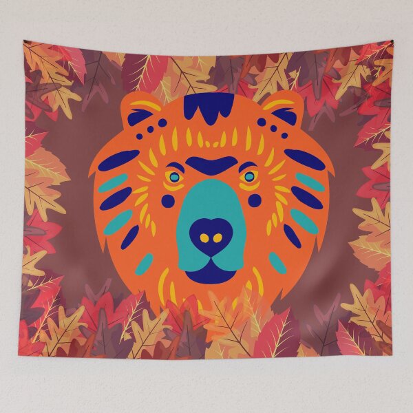 Item preview, Detailed Vibrant Bear Head designed and sold by 1ALPHA.
