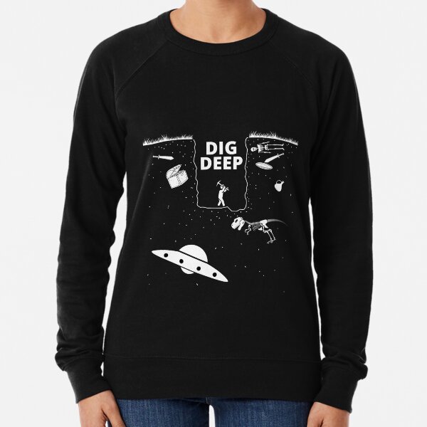 Archaeology ufo design Lightweight Sweatshirt