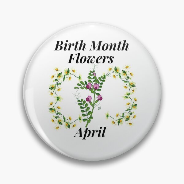Item preview, Birth Month Flowers April. designed and sold by MacjarrGems.