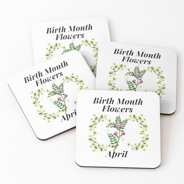 Item preview, Birth Month Flowers April. designed and sold by MacjarrGems.