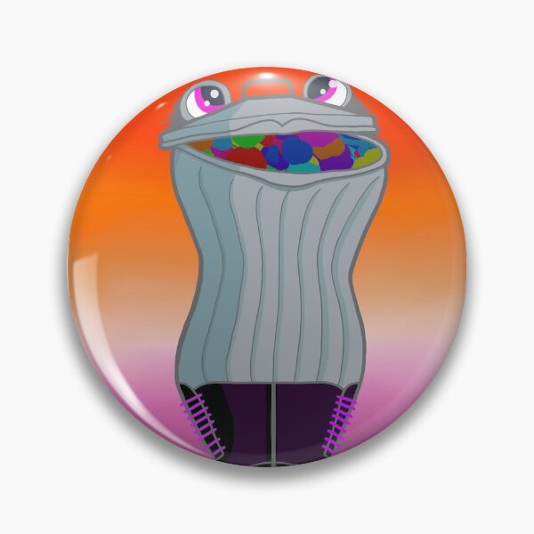 Item preview, lesbian pride trash can designed and sold by dragonfruit04.