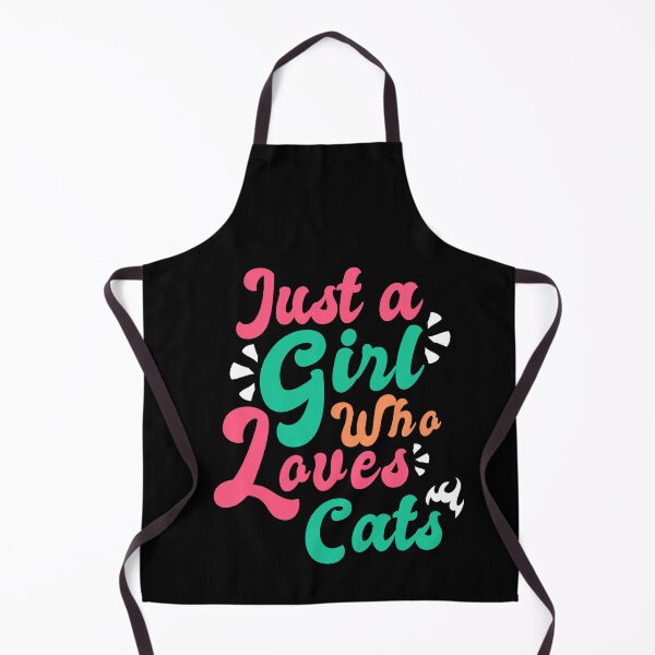 Item preview, Just a Girl who Loves Cats a Gift for Cats Loves designed and sold by Dexter Freeman.