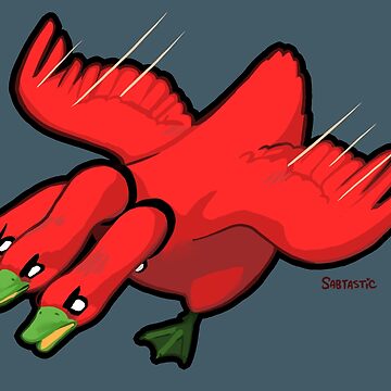 Artwork thumbnail, Goose Cerberus by Sabtastic