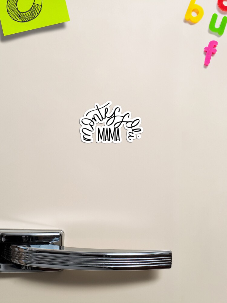 Montessori Mama Sticker for Sale by Januaryjuneco