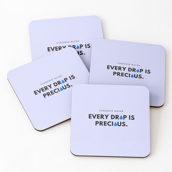 Item preview, Environment T-Shirt "Every Drop is Precious" designed and sold by FirSen.