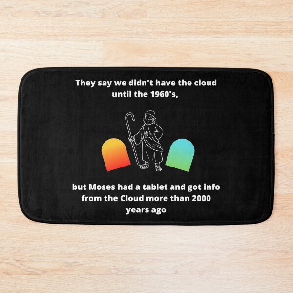 Item preview, Moses Had the Cloud designed and sold by ChristianCoding.