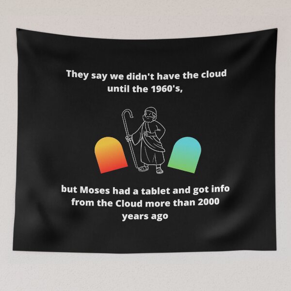 Item preview, Moses Had the Cloud designed and sold by ChristianCoding.