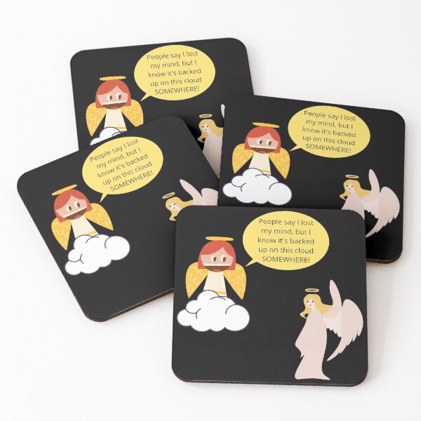 Item preview, Angel's Mind Backed Up On the Cloud designed and sold by ChristianCoding.