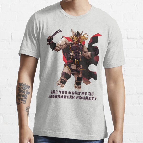 Underwater Hockey Thor Are You Worthy Essential T-Shirt