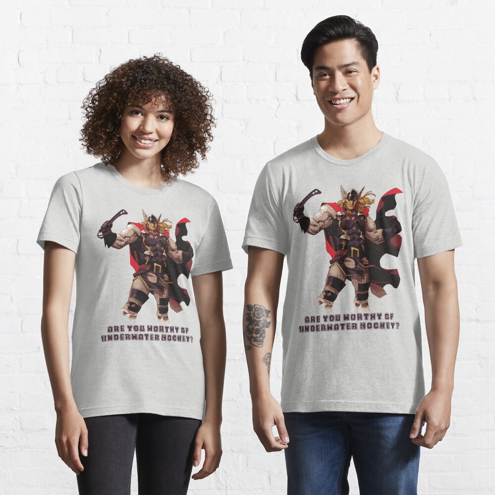 Underwater Hockey Thor Are You Worthy Essential T-Shirt