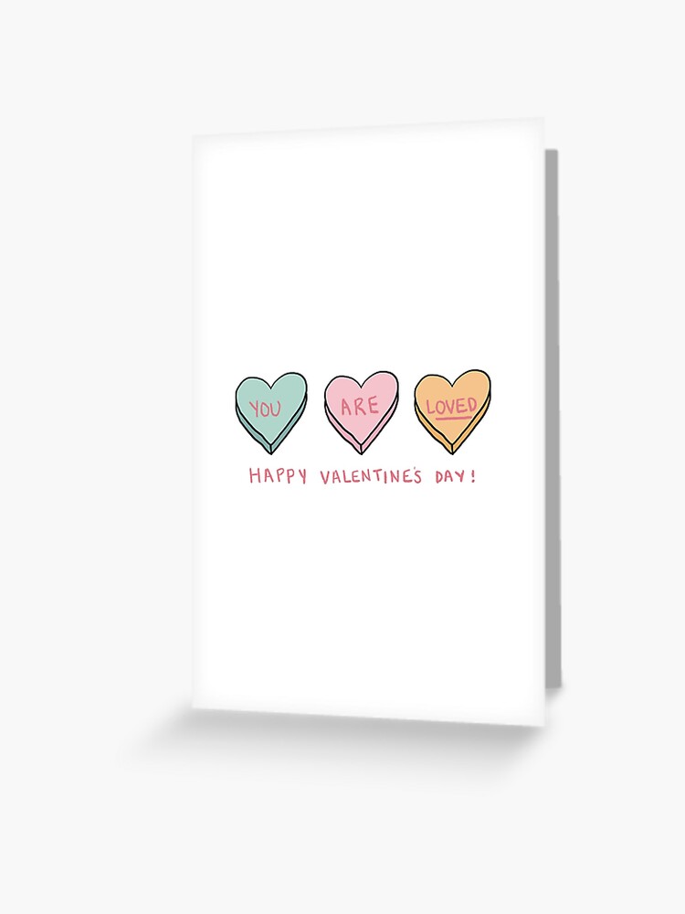 You Are Loved” Valentine's Postcards - Free Printable Download