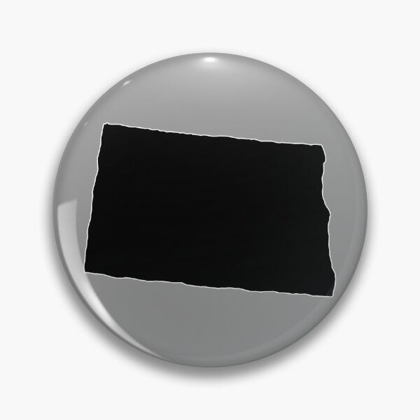 Item preview, Simple Black American State - North Dakota designed and sold by Mustard Prophet.