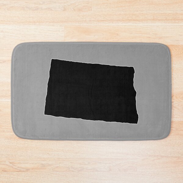 Item preview, Simple Black American State - North Dakota designed and sold by Mustard Prophet.