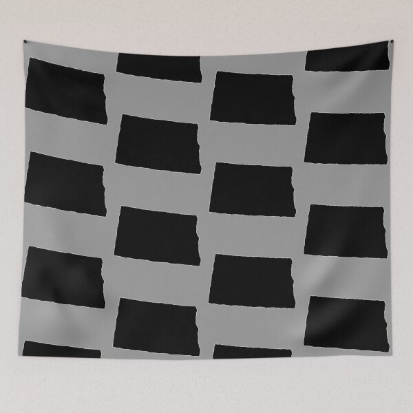 Item preview, Simple Black American State - North Dakota designed and sold by Mustard Prophet.