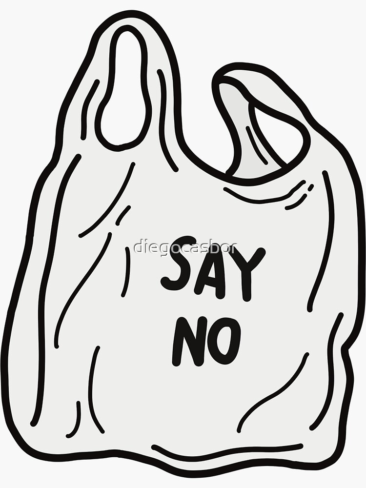 Plastic Bag Clipart PNG Images, Say No To Plastic Sign With Plastic Bag  Doodle, Bag Drawing, Sign Drawing, Plastic Bag PNG Image For Free Download