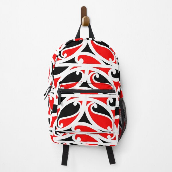 Item preview, Kowhaiwhai Pattern, Flower, Version 4, Red Large designed and sold by Kiwidom.