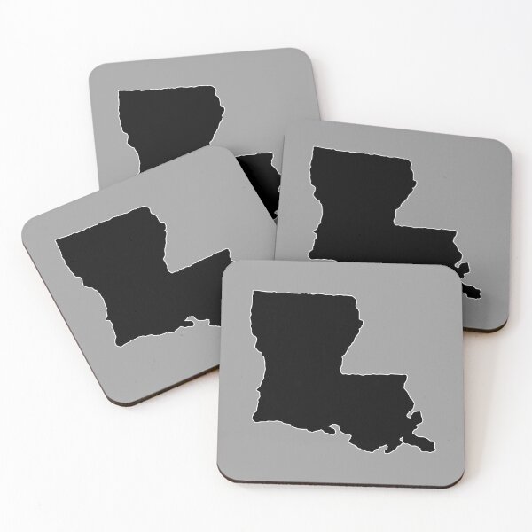 Item preview, Simple Black American State - Louisiana designed and sold by Mustard Prophet.