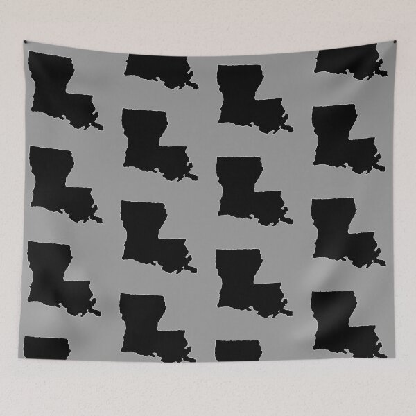 Item preview, Simple Black American State - Louisiana designed and sold by Mustard Prophet.