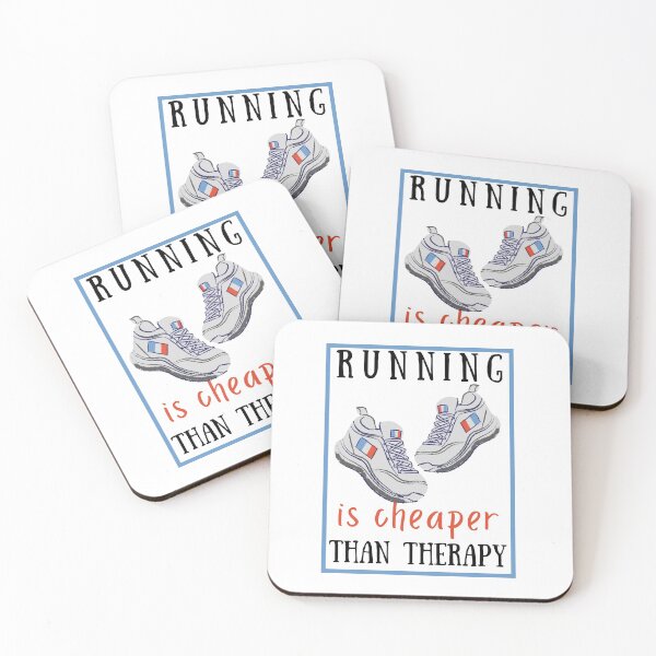 Item preview, Running is Cheaper Than Therapy designed and sold by SweetAndSpice.