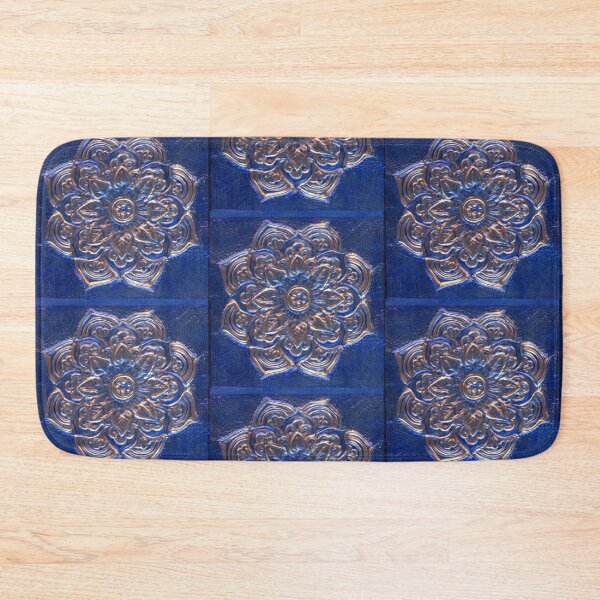 Item preview, Blue Floral Mandala designed and sold by Marcella Chapman.