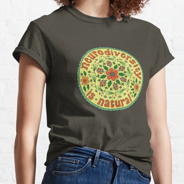 Neurodiversité Mandala T-shirt classique
