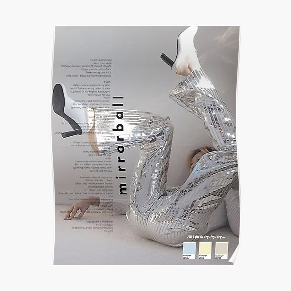 Mirrorball Taylor Swift Póster Folklore Póster