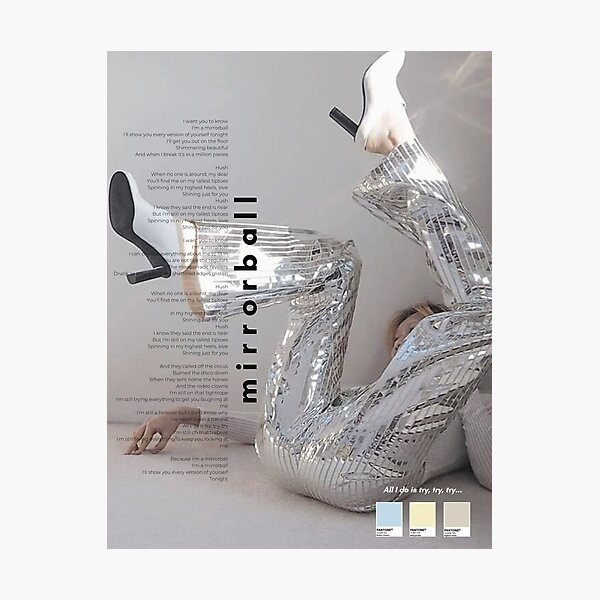 Mirrorball Taylor Swift Poster Folklore Photographic Print