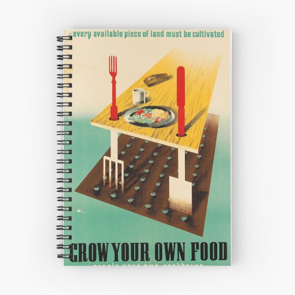 Item preview, retro grow your own food. 1942 designed and sold by plakati.