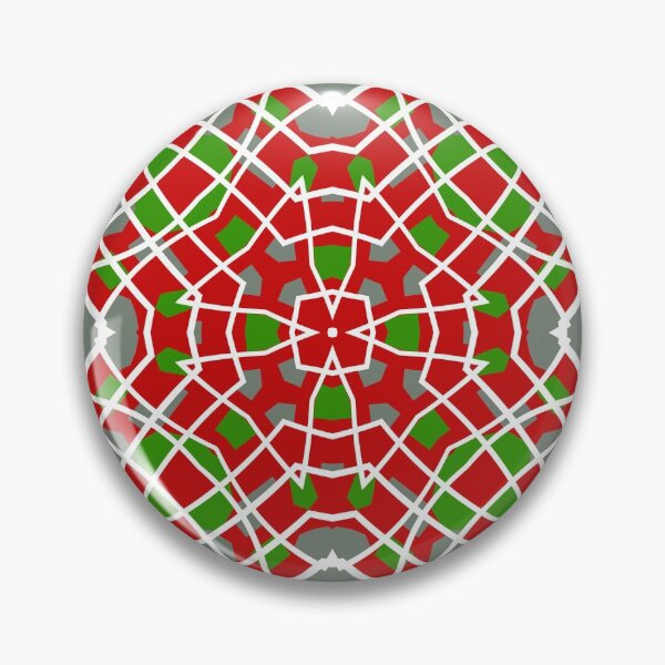 Item preview, Red, Green, Gray and White Pattern designed and sold by DrakeDuck.