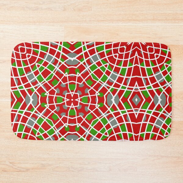Item preview, Red, Green, Gray and White Pattern designed and sold by DrakeDuck.