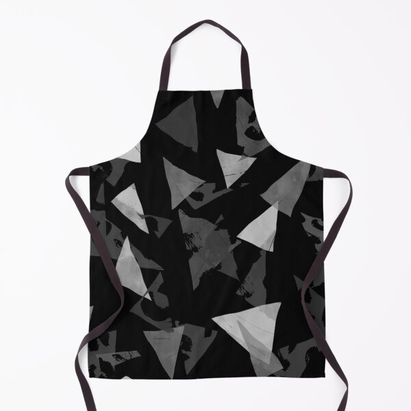 Item preview, Black and White Textured Triangles designed and sold by Carolina Diaz.