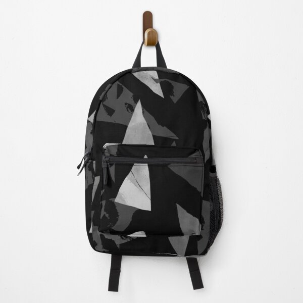 Item preview, Black and White Textured Triangles designed and sold by Carolina Diaz.