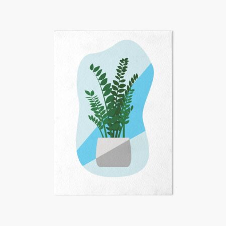 House Plant Friends | ZZ plant Art Board Print