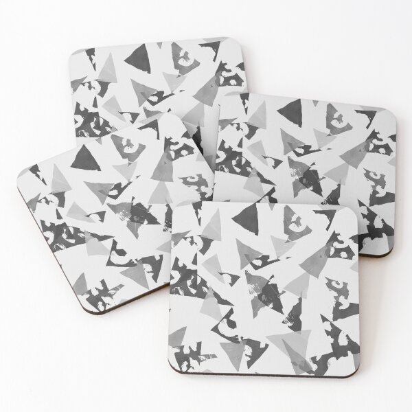 Item preview, Gray Textured Triangles designed and sold by Carolina Diaz.
