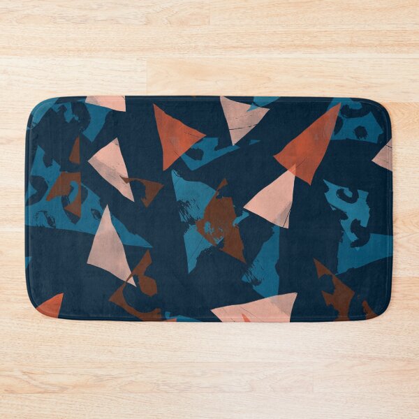 Artikelvorschau, Navy Textured Triangles entworfen und verkauft von Carolina Diaz.