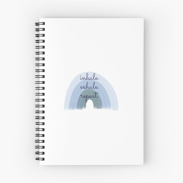 Item preview, Inhale. Exhale. Repeat. - Blue Rainbow  designed and sold by vicnat.